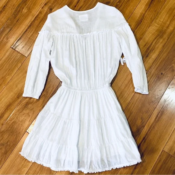 RAILS linen bride gauzy gauze boho prairie dress beach cottage